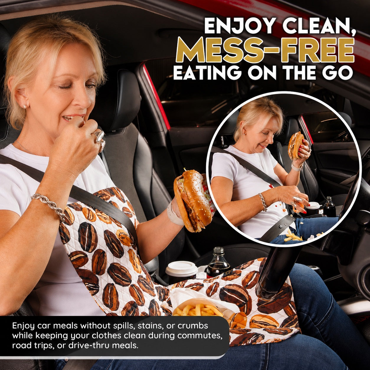 Dripit Mess-free Car Dining Accessories